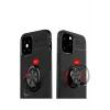 Mey İthalat®   iPhone 12 Mini Kılıf Range Yüzüklü Silikon - Mavi