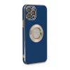 Mey İthalat®   iPhone 12 Pro Kılıf Store Silikon - Mavi