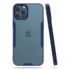 Mey İthalat®   iPhone 12 Pro Max Kılıf Platin Silikon - Lacivert
