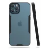 Mey İthalat®   iPhone 12 Pro Max Kılıf Platin Silikon - Siyah