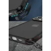 Mey İthalat®   iPhone 13 Pro Max Kılıf Elegant Kapak - Derin Mor