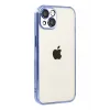 Mey İthalat®   iPhone 15  Lensli Silikon - Açık Mavi