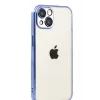 Mey İthalat®   iPhone 15  Lensli Silikon - Açık Mavi
