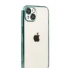 Mey İthalat®   iPhone 15  Lensli Silikon - Yeşil