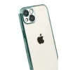 Mey İthalat®   iPhone 15  Lensli Silikon - Yeşil