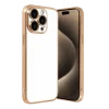 Mey İthalat®   iPhone 15 Pro Max  Lensli Silikon - Gold