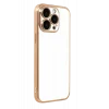 Mey İthalat®   iPhone 15 Pro Max  Lensli Silikon - Gold