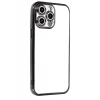 Mey İthalat®   iPhone 15 Pro Max  Lensli Silikon - Siyah