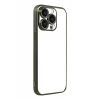 Mey İthalat®   iPhone 15 Pro Max  Lensli Silikon - Yeşil
