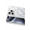 Mey İthalat®   iPhone 15 Pro Max Misk Simli Magsafe Kapak - Desen 3
