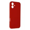 Mey İthalat®   iPhone 16 Plus Kılıf First Silikon - Kırmızı