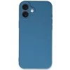 Mey İthalat®   iPhone 16 Plus Kılıf First Silikon - Mavi