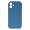 Mey İthalat®   iPhone 16 Plus Kılıf First Silikon - Mavi