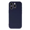 Mey İthalat®   iPhone 16 Pro Kılıf First Silikon - Lacivert