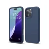 Mey İthalat®   iPhone 16 Pro Max Kılıf First Silikon - Lacivert