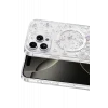 Mey İthalat®   iPhone 16 Pro Max Misk Simli Magsafe Kapak - Desen 2