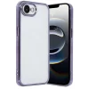 Mey İthalat®   iPhone 16E Kılıf  Lensli Silikon - Mor