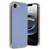 Mey İthalat®   iPhone 16E Kılıf Volet Silikon - Mavi