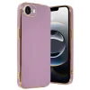 Mey İthalat®   iPhone 16E Kılıf Volet Silikon - Mor