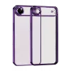 Mey İthalat®   iPhone 17 Air  Lensli Silikon - Açık Mor