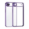 Mey İthalat®   iPhone 17 Air  Lensli Silikon - Mor