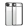 Mey İthalat®   iPhone 17 Air  Lensli Silikon - Siyah