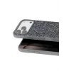 Mey İthalat®   iPhone 17 Pro Bright Simli Kapak - Gümüş