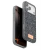 Mey İthalat®   iPhone 17 Pro Max Bright Simli Kapak - Gümüş