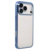 Mey İthalat®   iPhone 17 Pro Max  Lensli Silikon - Açık Mavi