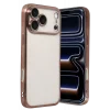 Mey İthalat®   iPhone 17 Pro Max  Lensli Silikon - Çöl Titanyum