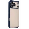 Mey İthalat®   iPhone 17 Pro Max  Lensli Silikon - Lacivert