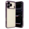 Mey İthalat®   iPhone 17 Pro Max  Lensli Silikon - Mor