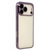 Mey İthalat®   iPhone 17 Pro Max  Lensli Silikon - Mor