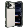 Mey İthalat®   iPhone 17 Pro Max  Lensli Silikon - Yeşil