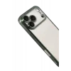 Mey İthalat®   iPhone 17 Pro Max  Lensli Silikon - Yeşil
