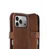 Mey İthalat®   iPhone 17 Pro Max Trend S Plus Kapaklı Kılıf - Taba