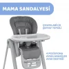 Mey İthalat® Mama Sandalyesi Dark Grey