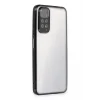 Mey İthalat®   Redmi Note 11 Kılıf  Lensli Silikon - Siyah