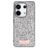 Mey İthalat®   Redmi Note 13 Pro 4G Bright Simli Kapak - Gümüş
