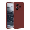 Mey İthalat®   Redmi Note 14 4G Kılıf First Silikon - Bordo