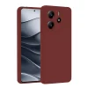 Mey İthalat®   Redmi Note 14 4G Kılıf First Silikon - Bordo
