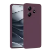 Mey İthalat®   Redmi Note 14 4G Kılıf First Silikon - Mürdüm