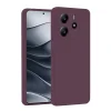 Mey İthalat®   Redmi Note 14 4G Kılıf First Silikon - Mürdüm