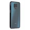 Mey İthalat®   Redmi Note 9 Pro Kılıf  Lensli Silikon - Siyah