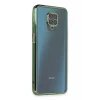 Mey İthalat®   Redmi Note 9 Pro Kılıf  Lensli Silikon - Yeşil