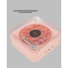 Mey İthalat® Retro Bluetooth Hoparlör PEMBE