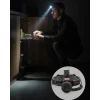Mey İthalat® USB Type C Şarjlı Sensörlü Kafa Lambası Uzun Ömürlü Batarya