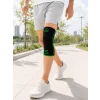 Mey İthalat® YEŞİL ÇİZGİLİ SİYAH ÖRME DİZLİK