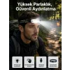 Mey İthalat® Yüksek Işıklı Şarjlı ve Sensörlü LED Kafa Lambası Kamp Lambası