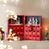 Render Yılbaşı Hediye Ağacı Kutusu Kırmızı